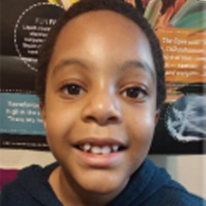 Ameer smiling
