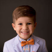 Jaxon smiling