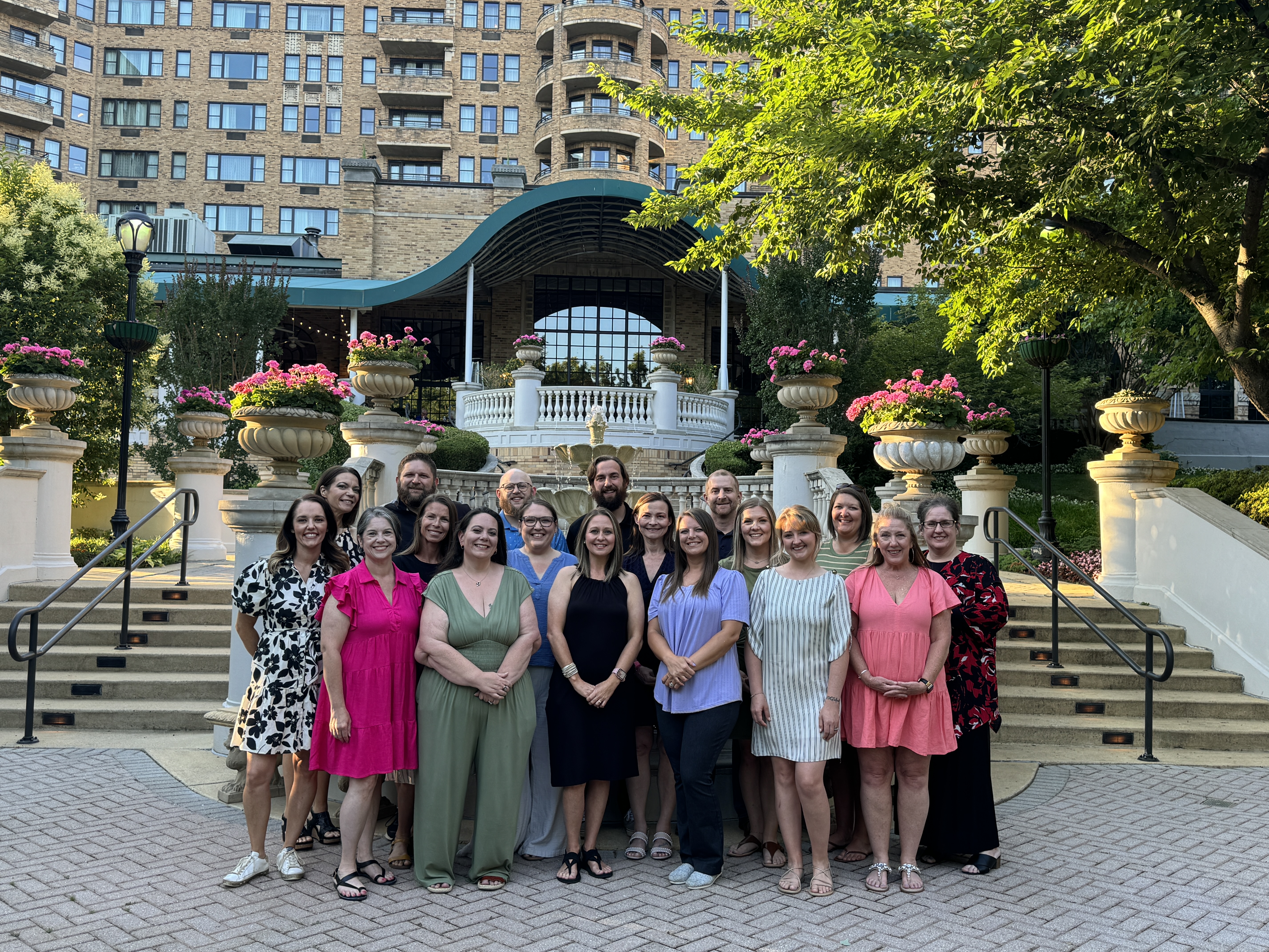 Arkansas Connections Academy staff gathered together for a group photo