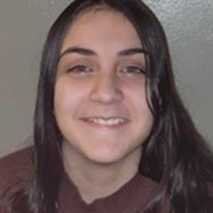 Leena smiling